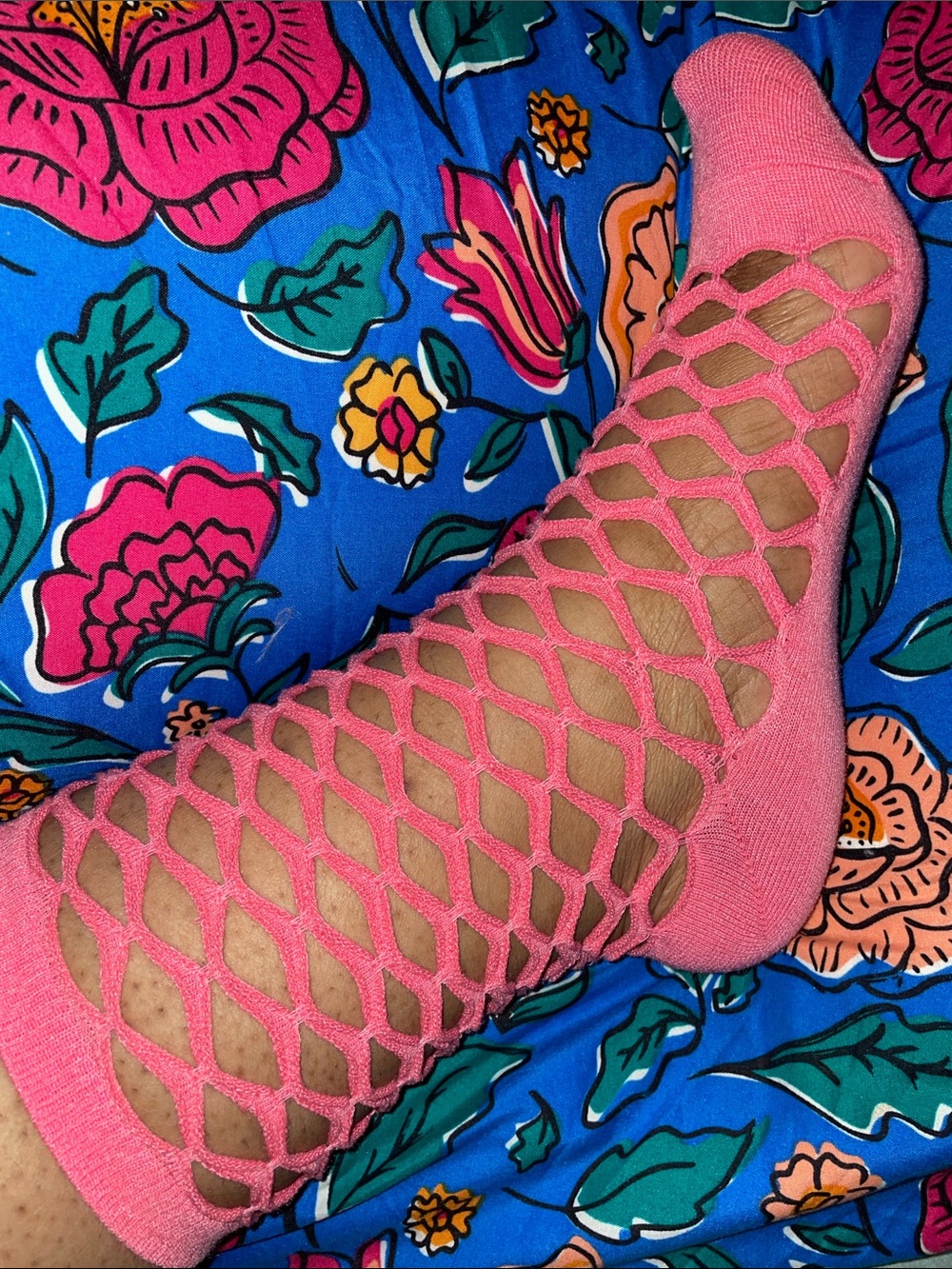 Pink fishnets- Well Worn